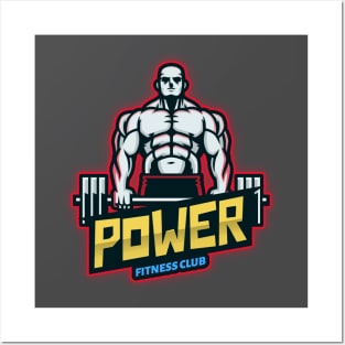 Power Fitness Design T-shirt Coffee Mug Apparel Notebook Sticker Gift Mobile Cover Posters and Art